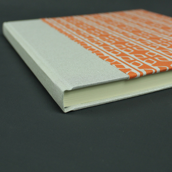 Gästebuch retro orange perlmut