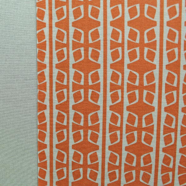quadratisches orange retro Gästebuch