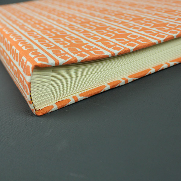 Fotoalbum grafisch orange