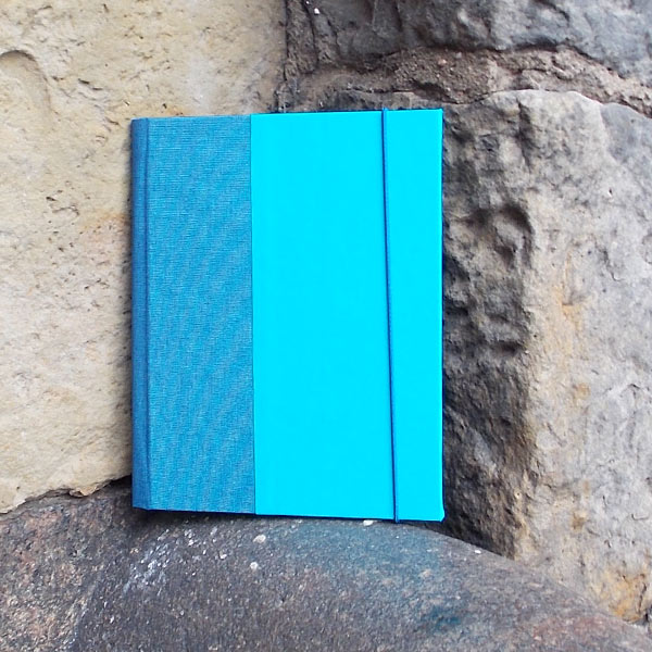 Collegeblockhülle DIN A5 Blau Türkis