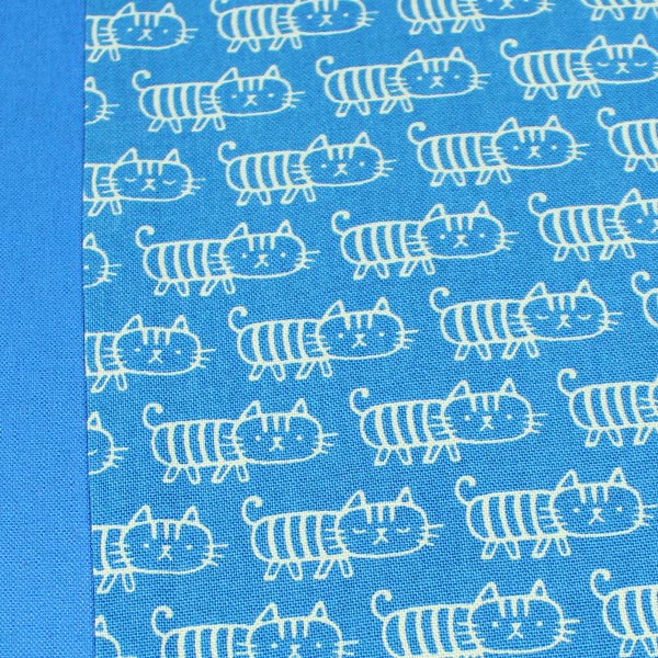 Kinderfotoalbum blau weiß Katzen