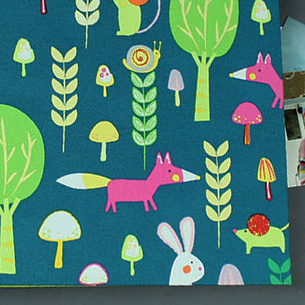 Grün petrol pink gemustertes Babyfotoalbum