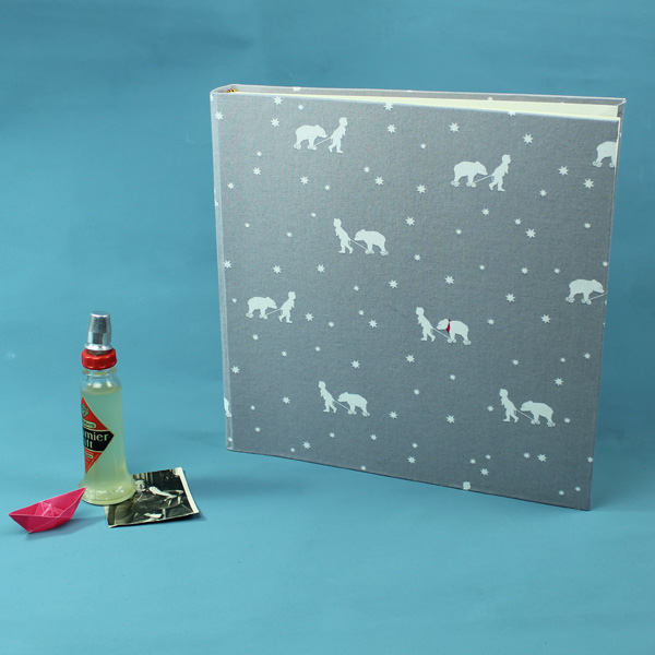 Großes taupe Kinderfotoalbum