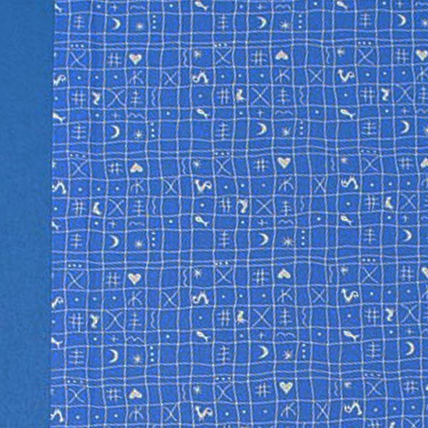 blau weißes Hähnchenmuster