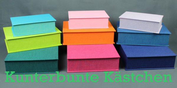 Kästchen Boxen Schachteln - kunterbunt mit Überraschung