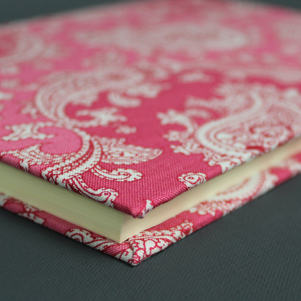 Bullet Journal liniert altrosa Paisley