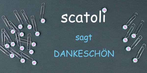 Ein kleines Dankeschön-Giveaway von scatoli im Mai