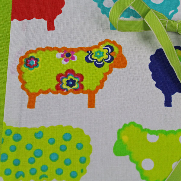 Babytagebuch grün bunt Schäfchen