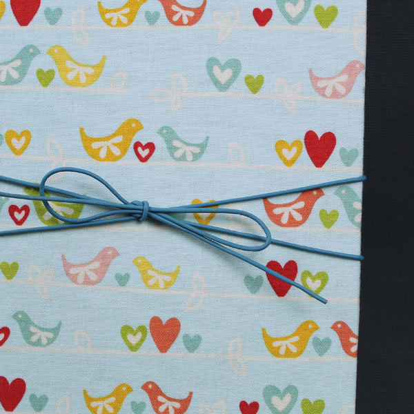 Babytagebuch türkis pastell kleine Vögel