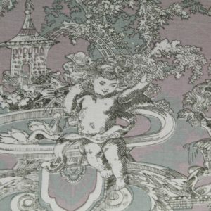 Fotoalbum zart rosa creme Toile de Jouy