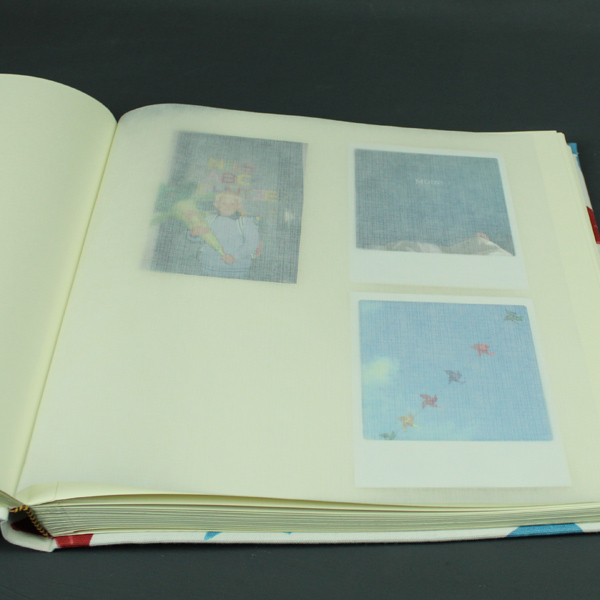 Das Innere des Fotoalbums