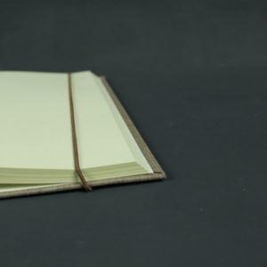 Hellbraunes blanko Tagebuch