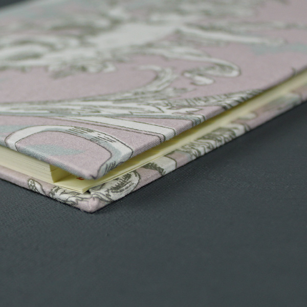 Adressbuch rosa Engel Toile de Jouy