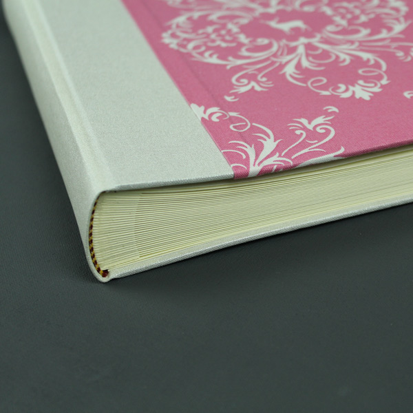 Fotoalbum Perlmutt Pink Hochzeit Toile de Jouy