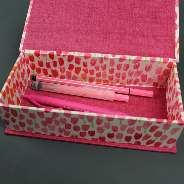 Stifteschachtel Buntstifte Rot Rosa