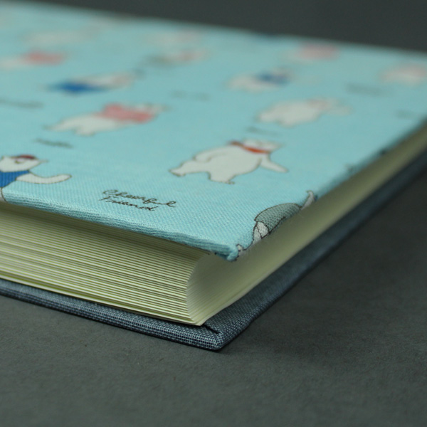 Babyfotoalbum grau blau mit Bären