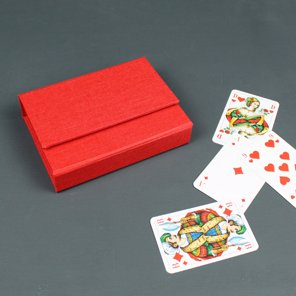 Spielkartenhülle rot pink