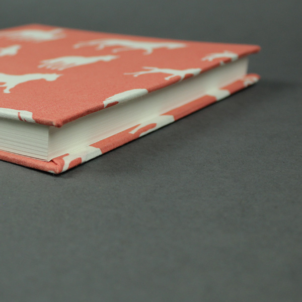 Poesiealbum apricot mit Pferden