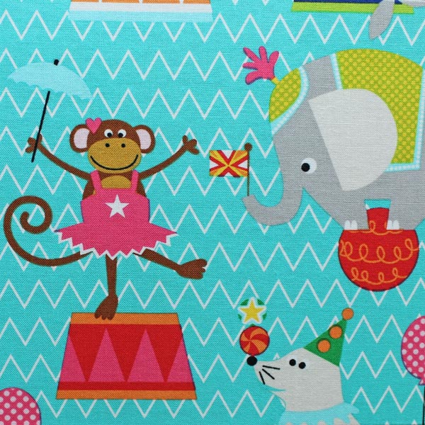 Kleines kunterbuntes Kinderfotoalbum mit Zirkusmotiven
