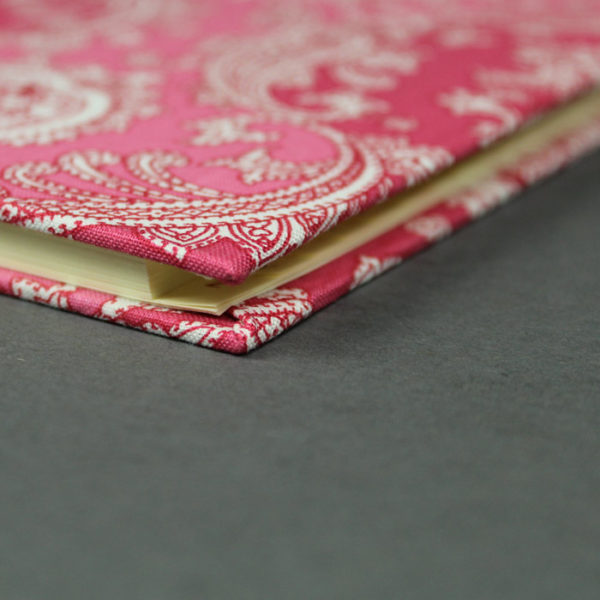 Adressbuch mit pink rosa Paisleymuster