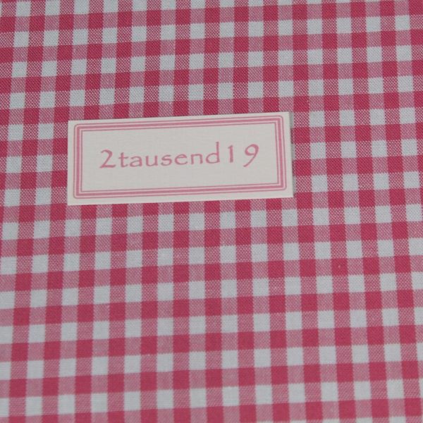 Pink weißer Kalender 2019