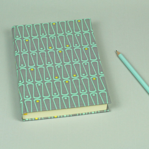 Grafisch gemusterter Grau türkis ewiger Kalender