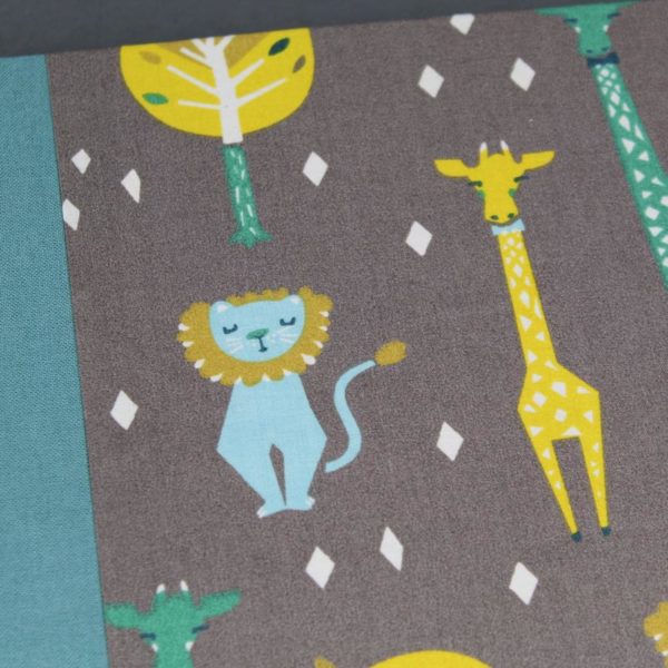 Babyfotoalbum braun Löwe und Giraffe