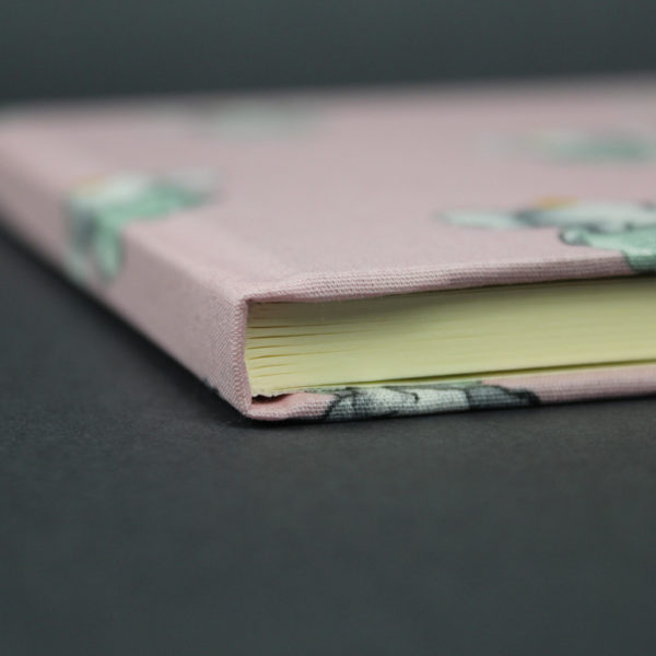 Rosa graues Babytagebuch