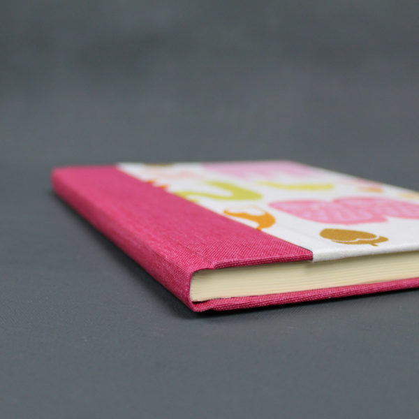 Pink gemustertes Babytagebuch