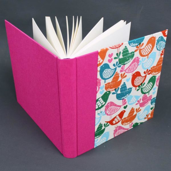 Freundebuch in pink rosa blau