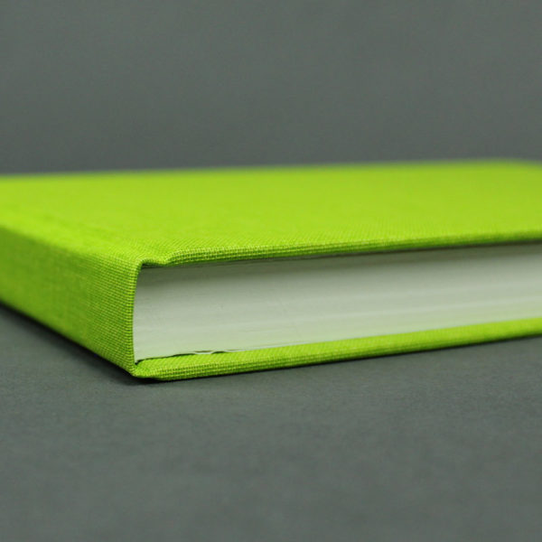 Hellgrünes Skizzenbuch