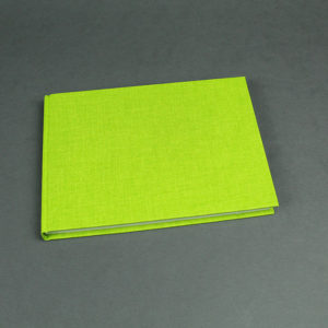 Skizzenbuch DIN A5 querformatig in grasgrün