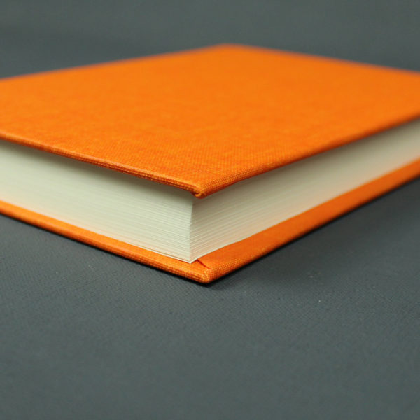 DIN A6 Notizbuch orange