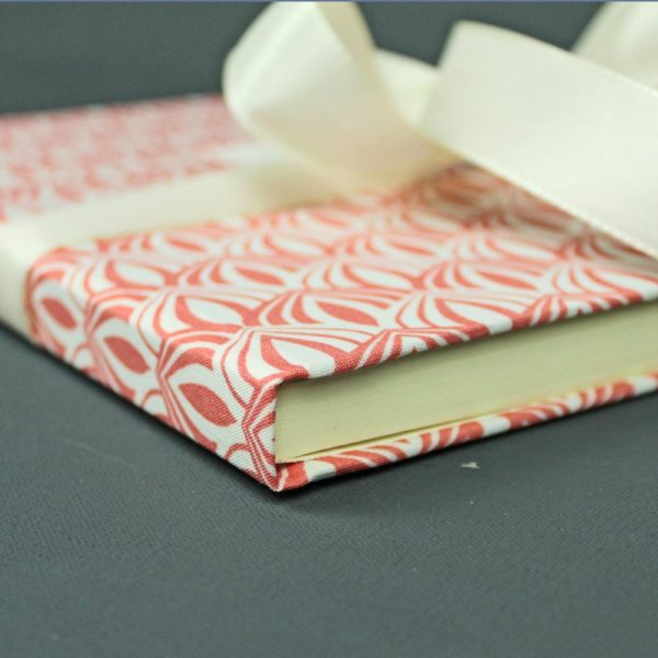Gästebuch Taufe apricot creme personalisierbar
