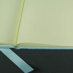 Gästebuch hellblau Samt blanko