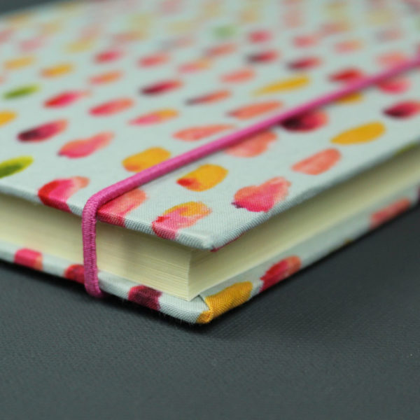 Grau pink gemustertes Tagebuch