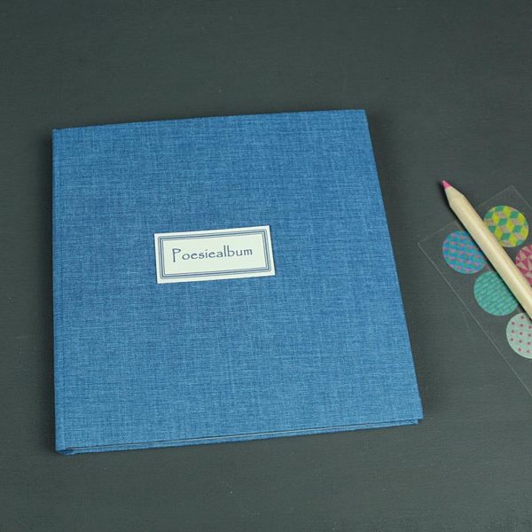 Poesiealbum mittelblau