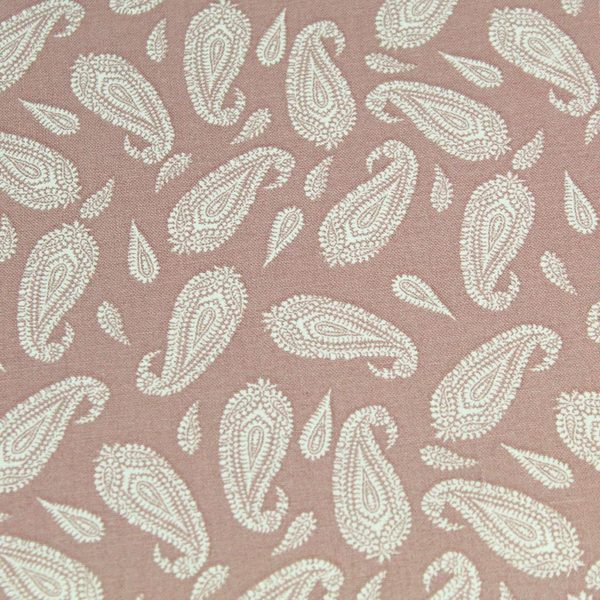 Paisleymuster altrosa creme
