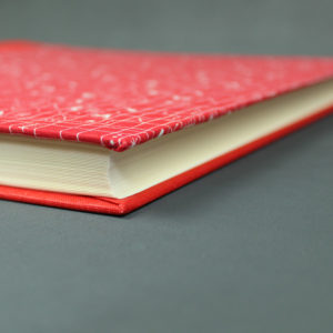 Großes Kinderfotoalbum personalisierbar rot weiß