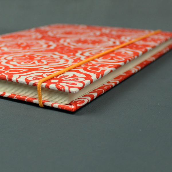 Buchkalender 2020 orange creme