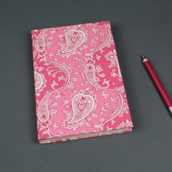 Immerwährender Kalender pink Paisleymuster