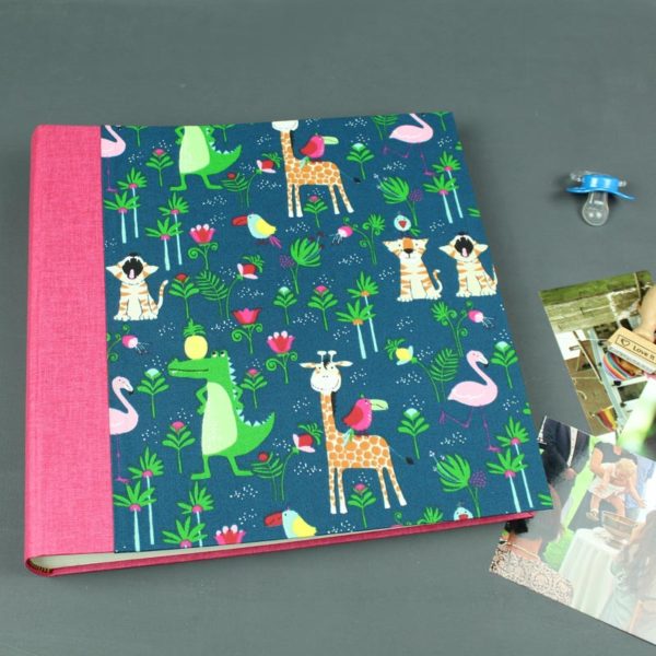 Fröhlich buntes Kinderfotoalbum