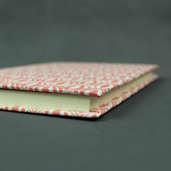 Tagebuch creme apricot gemustert