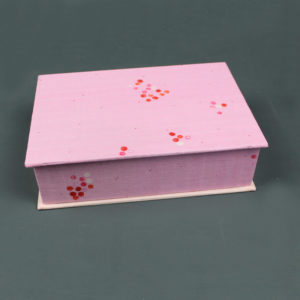 Kleine Schmuckschatulle in Rosa mit Rosa Pink Tupfen