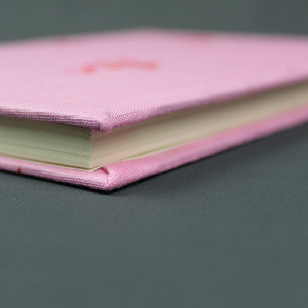 Rosa pink gepunktetes Notizbuch