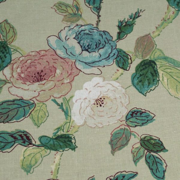 Rosa beige Hochzeitsalbum mit Rosen