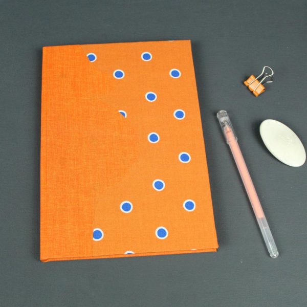 Orange blaues Schwangerschaftstagebuch