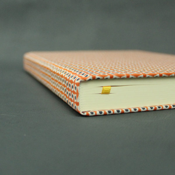 Ewiger Kalender orange blau creme