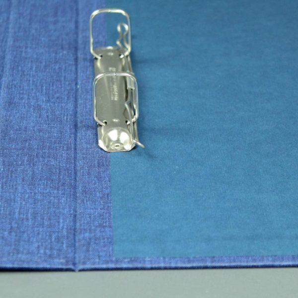 DIN A4 Ordner maritim blau mit Möwen