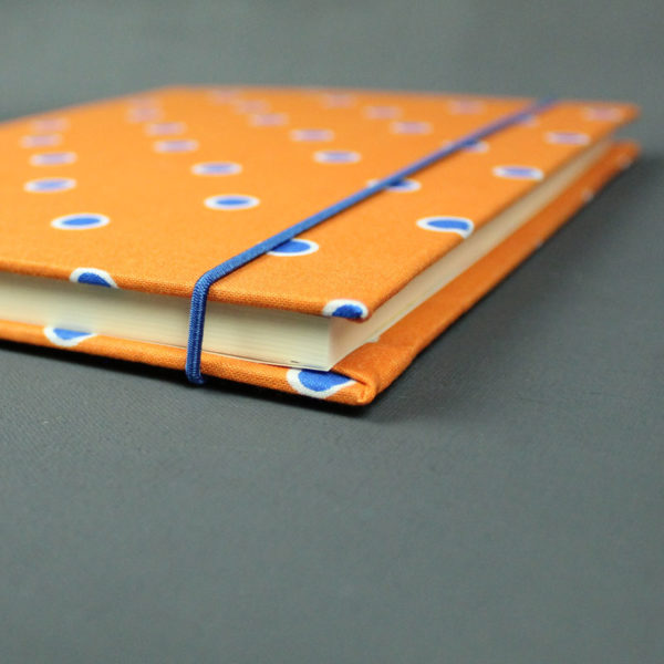 Wochenplaner orange blau gepunktet